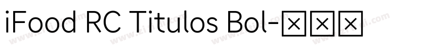 iFood RC Titulos Bol字体转换